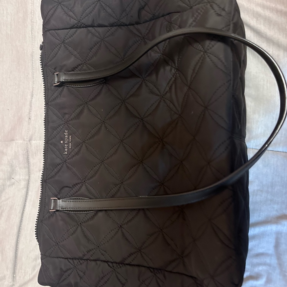 Kate Spade Quilted Black Tote Bag